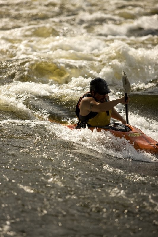 Kayaking on the Churchill River