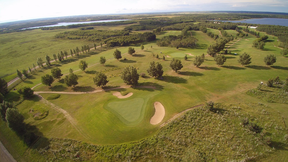 Atton's Lake Regional Park - Aerial View of Golf Course