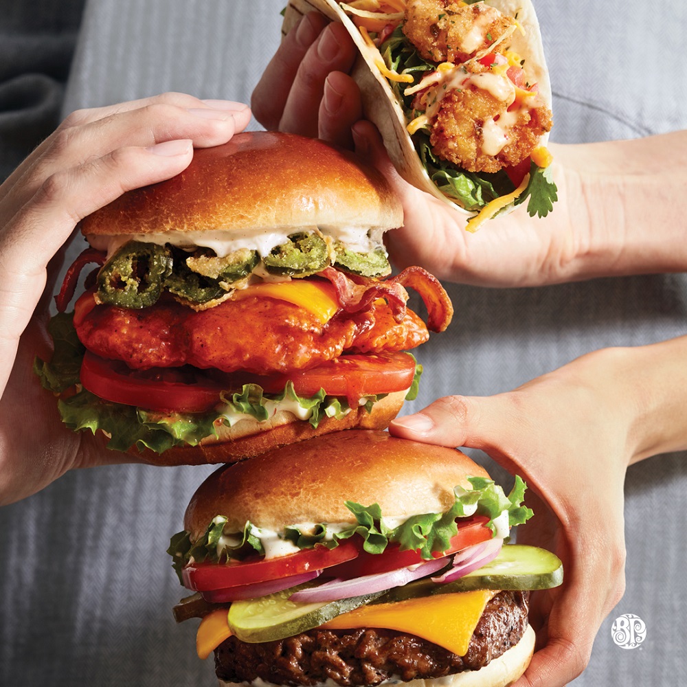 BP Triple Threat. Shrimp Tacos, Kick’n Memphis Chicken Sandwich and the MVB. Now, which one would you eat first?