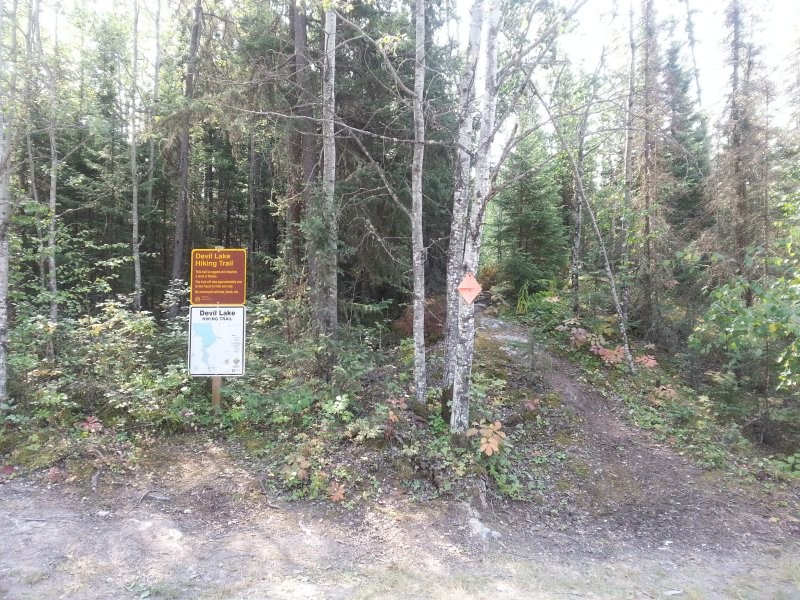 Devil Lake Trail Head