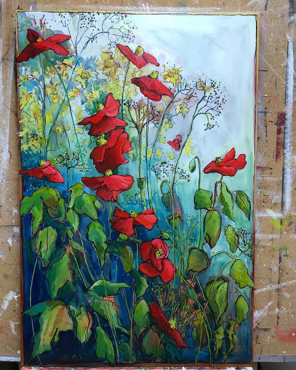 Diane Larouche Ellard Visual Artist - Poppy Love