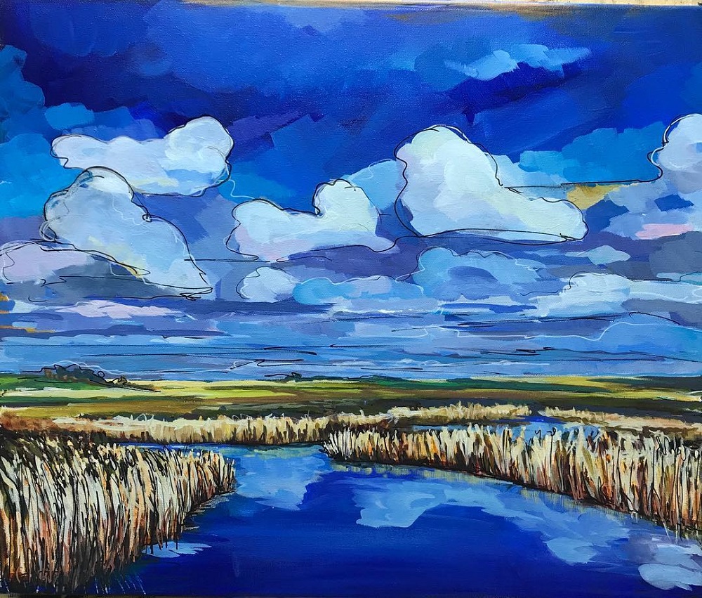 Diane Larouche Ellard Visual Artist - Spring Skies