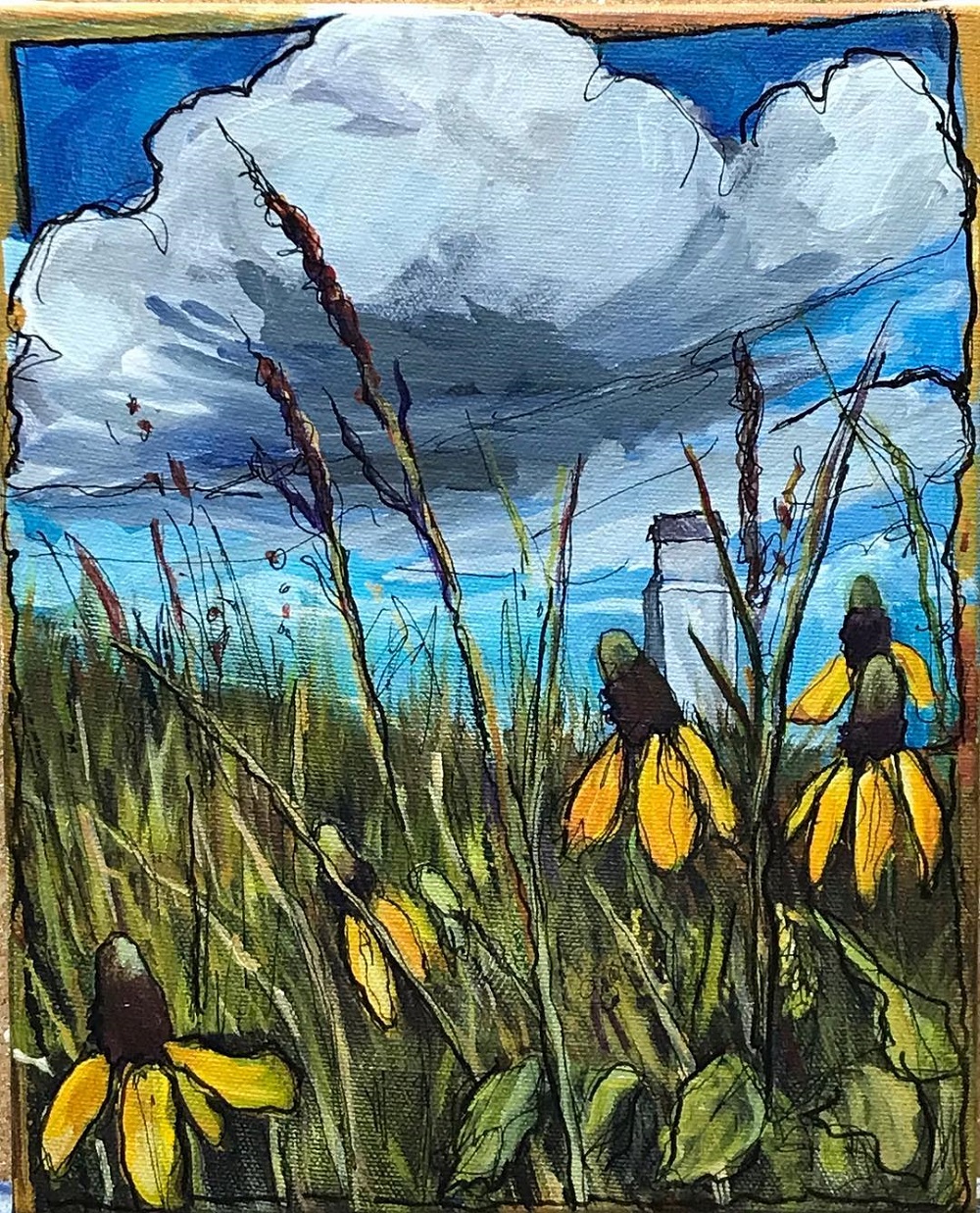 Diane Larouche Ellard Visual Artist - Prairie Susans