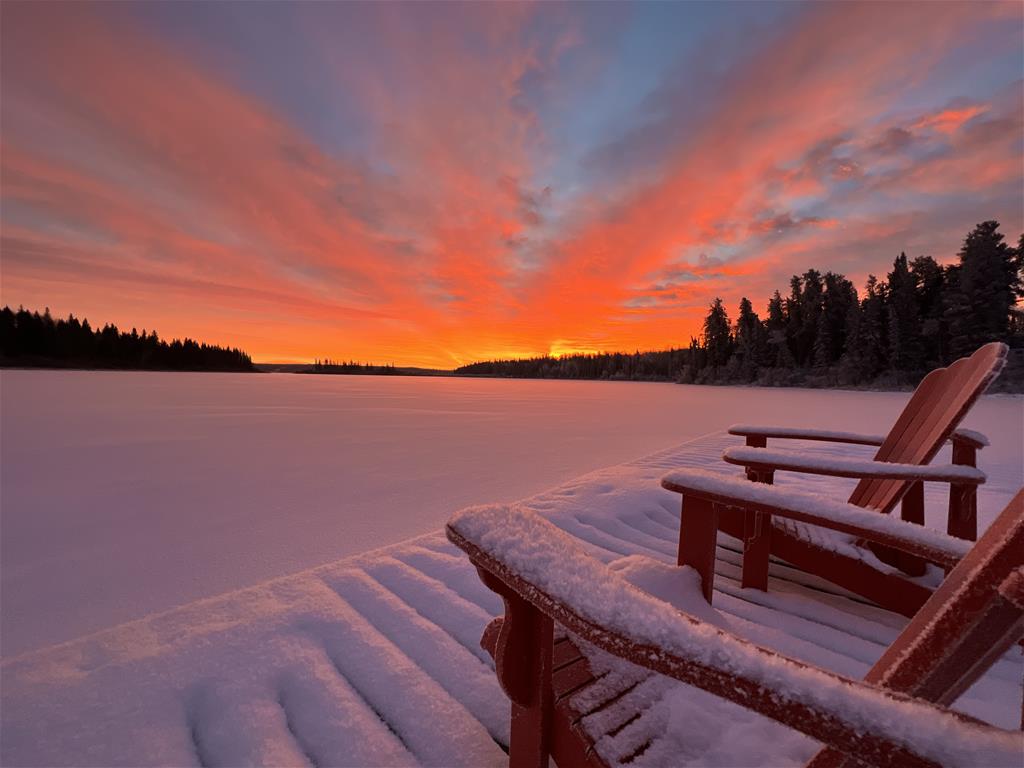 Eagle Bay Resort - Winter Sunrise