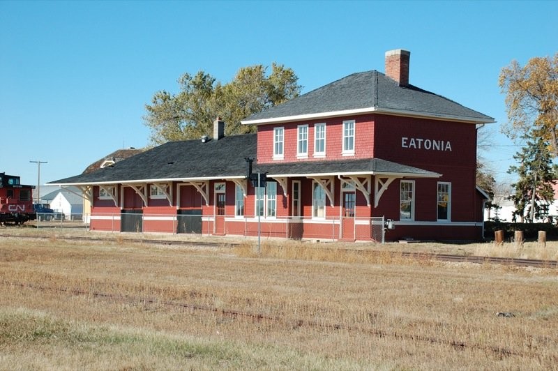 Eatonia - Former CN train station - now Eatonia Library