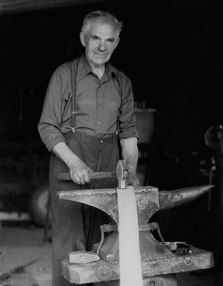 Mossbank & District Museum - Frank Ambroz, original owner of the Ambroz Blacksmith Shop