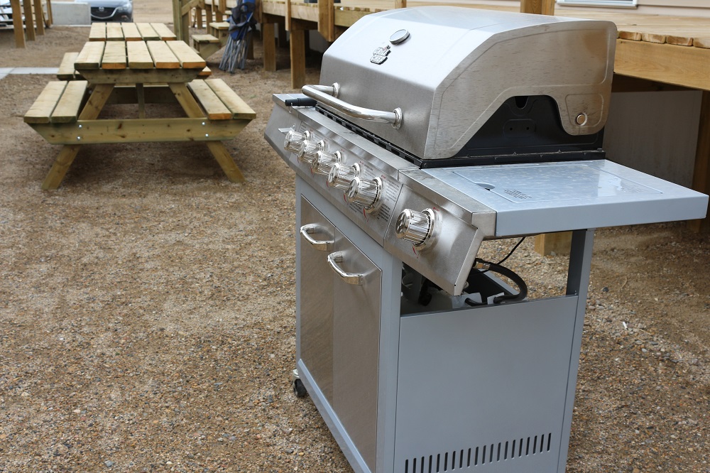 Lodge's gas barbecues & picnic tables