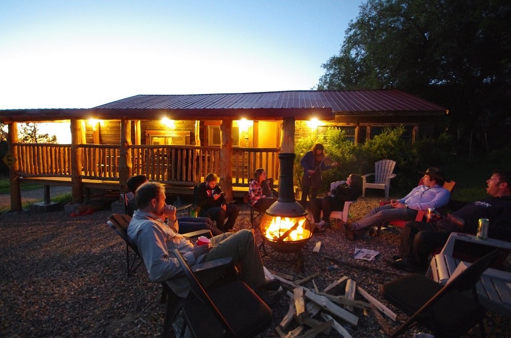 Historic Reesor Ranch - Campfire tales at the bunkhouse