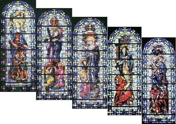 Stained Glass Windows - Mary's Sorrows