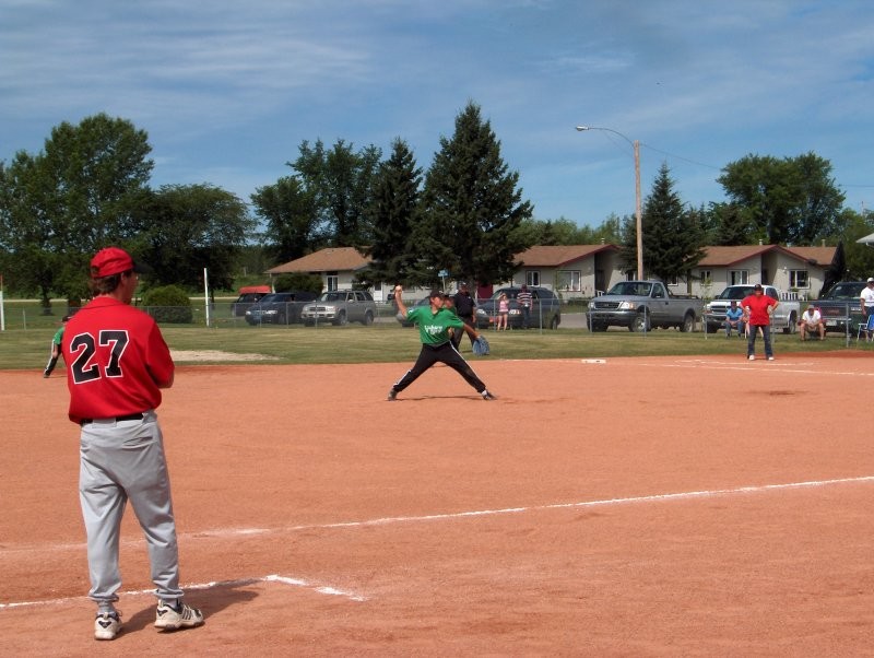 Shale Baseball diamonds - Hudson Bay's  new shale diamonds have enabled us to host provincial ball events

