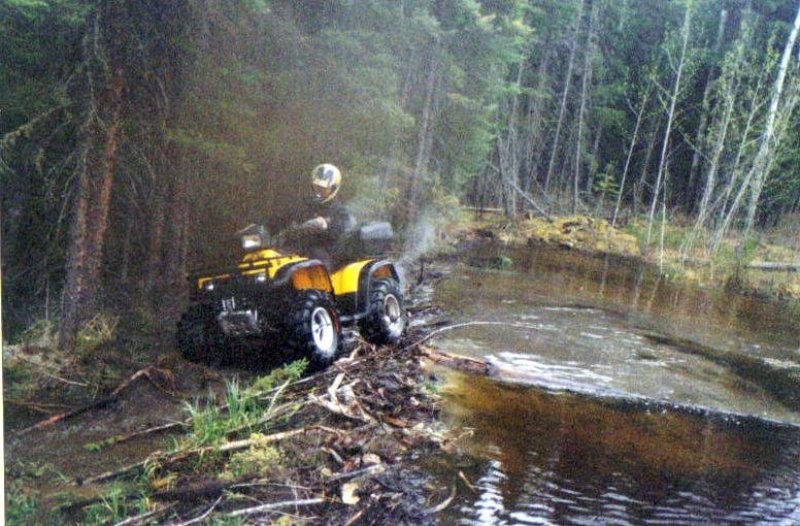ATVing - There are hundreds of miles of abandoned logging roads and old hunting trails that provide a scenic ride or an exciting challenge 