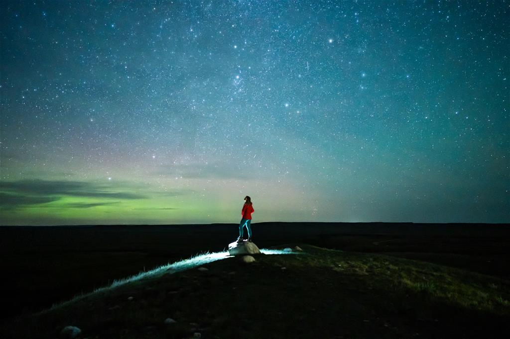 Stargazing, West Block, Grasslands National Park; Photo: Jeanine Holowatuik