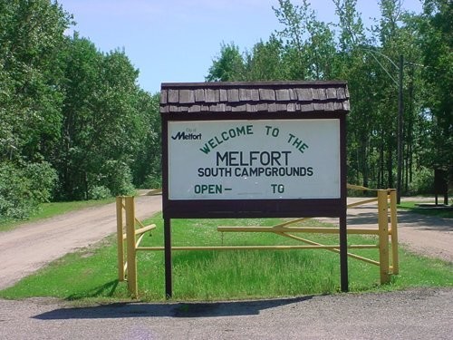 Melfort Campground - Entrance
