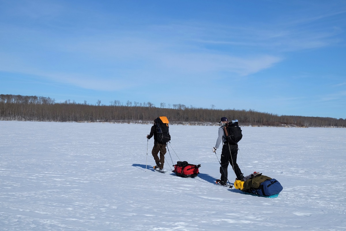 Snowshoeing in Moose Mountain Provincial Park