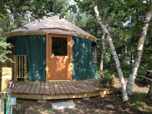 Nesscore Ventures Rent-A-Yurt & Nesslin Lake Campground - Yurt #3