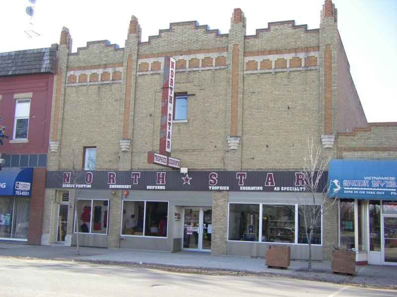 North Star Printing in 2010, the old Strand Theatre