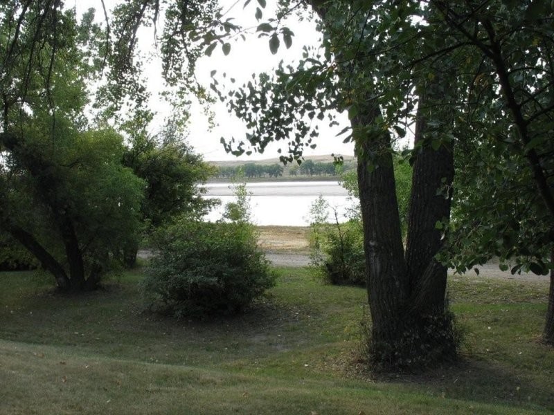 Eston Riverside Regional Park. Treed sites near the river.  
