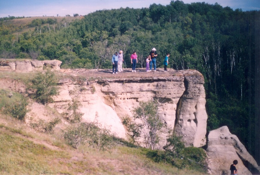 Buffalo Jump — at Roche Percee Valley