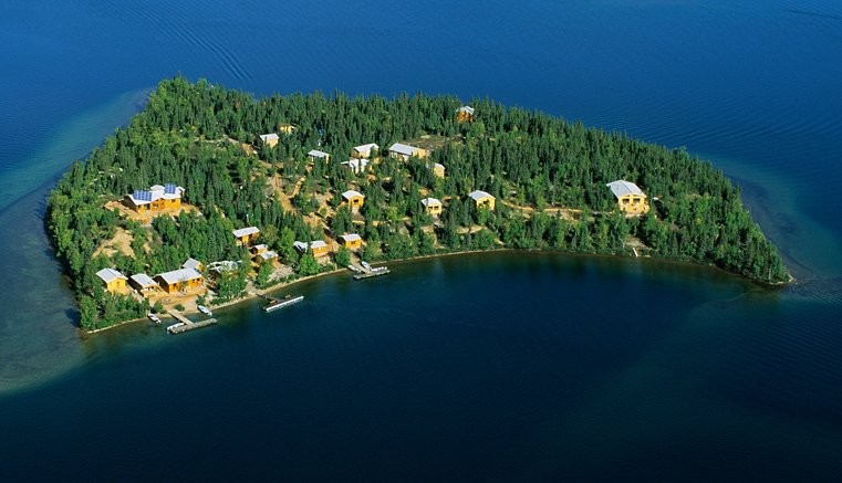 Scott Lake Lodge - Aerial view