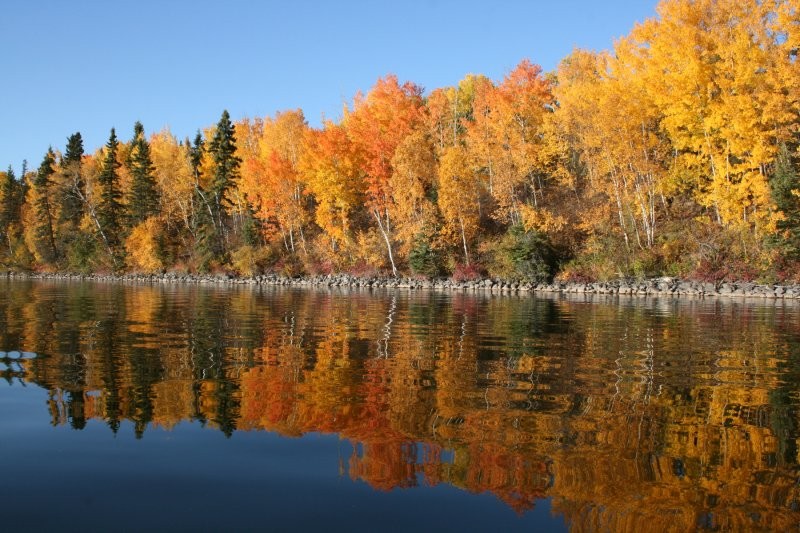 The Suites at Waskesiu - Reflection – Colours of Fall in Waskesiu.