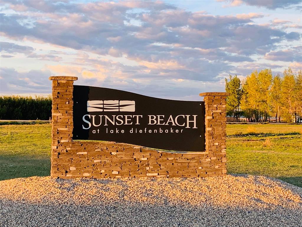 Sunset Beach at Lake Diefenbaker