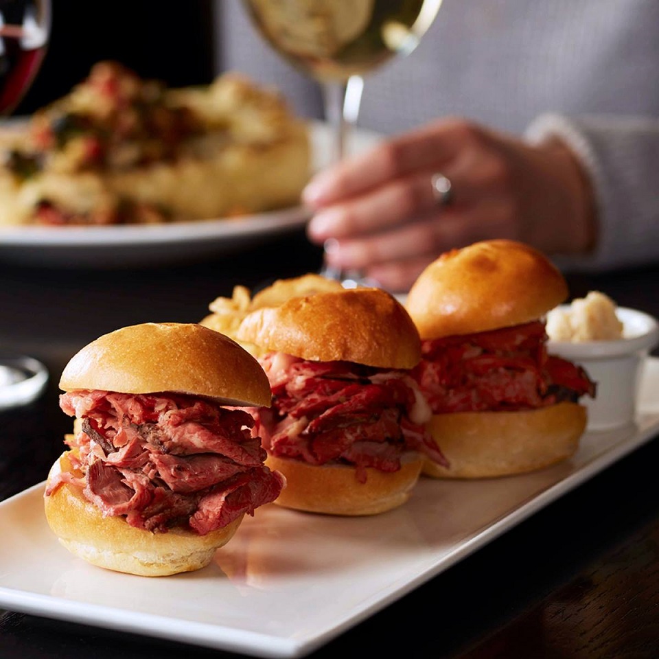 Prime rib sliders