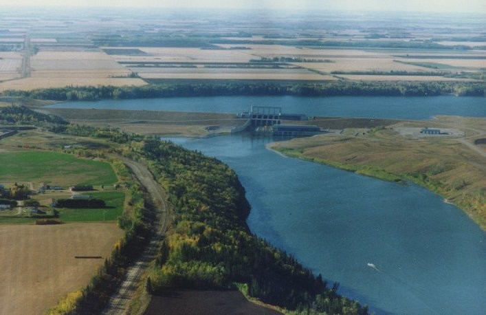 Tobin Lake - Francois Finlay Hydroelectric Dam 