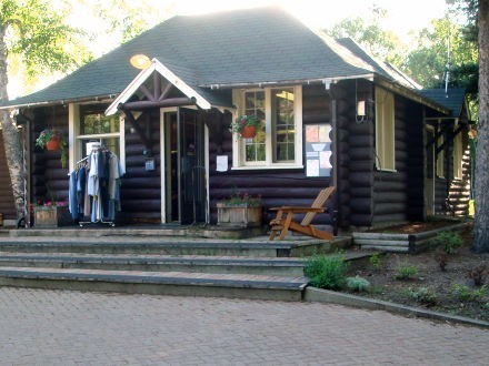Pro Shop - The pro shop is housed in a cozy cabin between the driving range and first tee.
