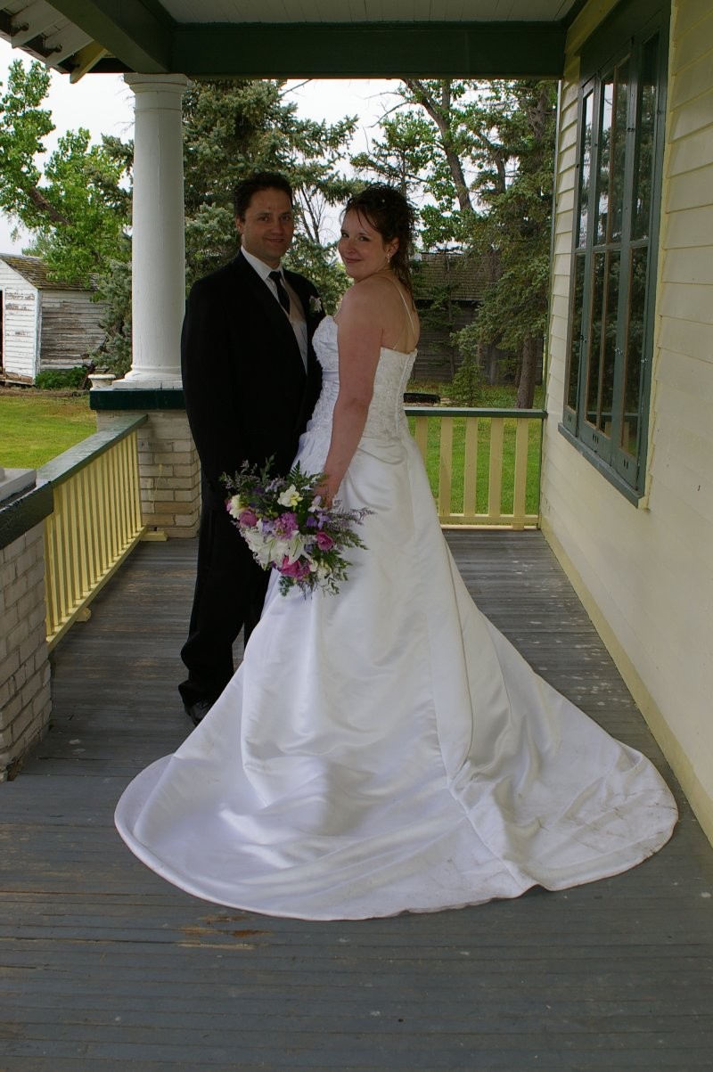 Wedding on the veranda