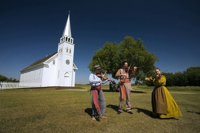 Trails of 1885 - Fiddlers at Batoche National Historic Site (SK)