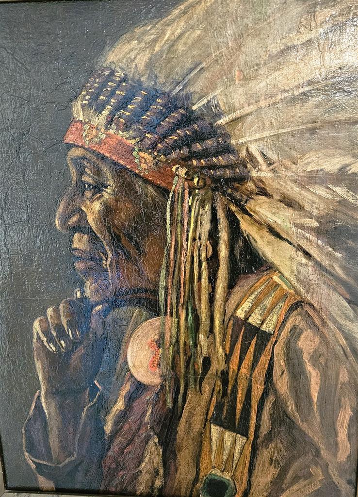 Fort Qu'Appelle Museum - Portrait of Chief Standing Buffalo from the James Henderson Gallery