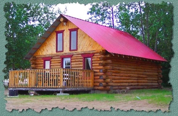 Tobin Lake Resort Log Cabin #18 
